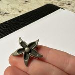 Signed Tenn Sweden Brooch Pin Pewter Silver Tone Marine Starfish Photo 1