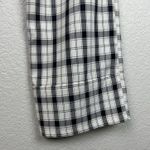 Princess Polly Women's Check Pants Black White High Rise 100% Cotton Size 6 Photo 6