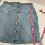 AG Adriano Goldschmied Adriano Goldschmied‎ Button Front Denim Skirt Photo 9