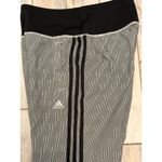 Adidas NEW  women's small Black/White 3-stripe Climalite pants MSRP $79.99 Photo 3