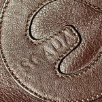 Vintage Escada handbag leather purse Brown Photo 6