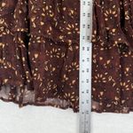 Cleobella ‎ Jaslynn Mini Dress XS Zadia Block Print Tiered Ruffle Long Sleeve Photo 2