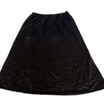 Vanity Fair Vintage  A-Line Black Half Slip Nylon Lace USA Made - Size L/28” Photo 1