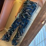 Elana Kattan MALI Strapless Print Jumpsuit with Ruched Bodice Blue Size XS Photo 5