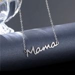 Mama Necklace Silver Photo 1