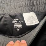 Nike Womens Size XS Black and Gray Athletic Running Shorts With Lining Wide Band Photo 2