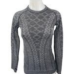 Lululemon Rest Less Dark Gray Long Sleeve Crew Neck Knit Sweater Top Size 2 Photo 0