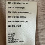 Free People Retro 70s Bohemian Bell Sleeve Neutral V Neck Top Small Linen NWT Photo 10