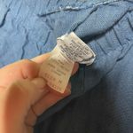 CP Shades  blue 100% Irish linen elastic waistband relaxed pants sz M Photo 6