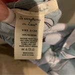 Teal Floral Kimono Coverup one size Blue Size undefined Photo 1