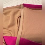 Old Navy  bikini swim top - one shoulder - pink & orange. Large Photo 3