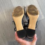 Calvin Klein Natania Black Leather Strappy Lace Up Dress Sandals Silver Heel 7 Photo 7