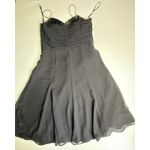 Liz Claiborne  Black Dress Ruched Sweetheart‎ Strapless Party Cocktail Photo 2