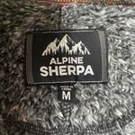 Alpine Sherpa women's M gray quarter zip pullover long sleeve zip up collared Size M Photo 8