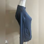 Zella navy blue zip front jacket small Photo 9