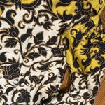 NWOT Kobi Halperin 100% silk dip dye floral jacket blazer marigold Large Photo 2