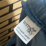 Terra & Sky Terra‎ & Sky Blue Pull On Capris Size 3X Photo 4