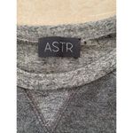 ASTR woman small black casual cap sleeve tank gray faux leather quilted grunge e Photo 1