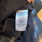 Loft Faux Leather Wide Leg Pants Black Pleated Trousers NWT Size 12 Photo 6