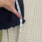 Monteau Cute Monteaux LA navy blue Square Neck shirred puff sleeve top Size M Photo 6