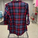 No Boundaries  Red and Blue Plaid Shirt Photo 1