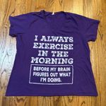 Port and Company Purple‎ Graphic workout t Photo 0