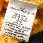 Listicle  women’s size medium floral embroidered button front cardigan mustard Photo 6