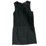 Maison Scotch Black Layered Sleeveless Round Neck Pullover Shift Dress sz 1 / S Photo 3