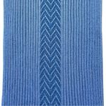 Anthropologie Chunky Knit Midi Sweater Skirt Cornflower Blue Women’s Size Medium Photo 3