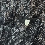 THE VAMPIRE'S WIFE x H&M Silver Lace Dress size XL Black Photo 3