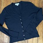 Brooks Brothers  women’s cashmere and silk black cardigan size small Photo 0
