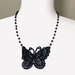 Black Lace Butterfly Goth Punk Necklace New Photo 6