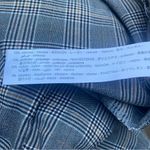 ZARA High Rise Plaid Skinny Stretch Women’s Gray Pants Size 28 Photo 2