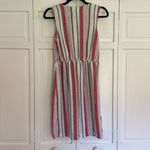 Old Navy  striped linen blend pocket front dress small Photo 6