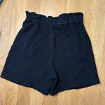 Madewell  Shorts Knit Paperbag Black Tweed Size Small Photo 4
