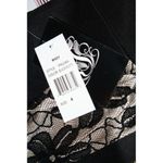 NWT JAX Black Floral Lace Exposed Zip Photo 5