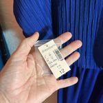 Dressbarn Royal Blue Bateau Neck Midi Dress Size 12 Photo 7