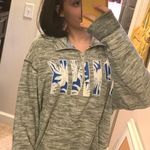 PINK - Victoria's Secret gray oversized zip up top Photo 0