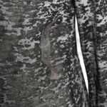 City Streets NWT 2000s Y2K Gray and Black Sheer Layering Casual Long Sleeve Top Size Large Photo 2