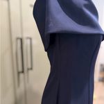 Eliza J  Midnight Blue One-Shoulder Dress Photo 7