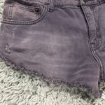 Free People  Shorts Denim Cut-Off Distressed 27 Photo 6