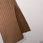 River Island London v-neck ribbed maxi sweater dress Tan Brown Size XS Photo 7