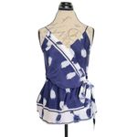 Banana Republic  Womens Blouse Tank XS  Faux Wrap Coastal Cowgirl, Boho Feminine Photo 7