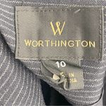 Worthington  Pinstripe Pencil Skirt Lined Photo 3