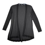 Eileen Fisher Sweater Womens Small Gray Open Cardigan Preppy Neutral Minimalist Photo 0