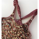 Body Central Colorful Sequin Sleeveless Tank Top Juniors Medium Retro Y2K Hippie Photo 5