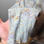 Love Shack Fancy Blue Floral Long Sleeve Top Photo 3