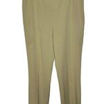 Peace of Cloth Light Khaki Tan High Rise Straight USA Flowy Dress Pants 12 Photo 0