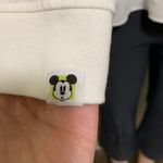 Disney  Parks Oh Boy Mickey Mouse woman cropped hooded sweater size MEDIUM Photo 1