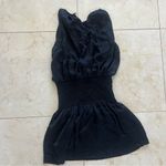 TALULAH Shop  Black Banded Silky Mini Sz Small Photo 1